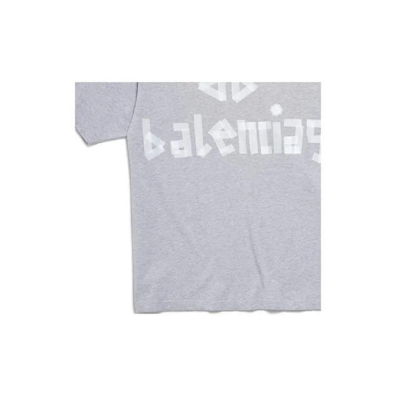 Balenciaga FW24 T Shirt Regular Fit Unisex Mixed Gray-4