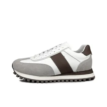 XIE SHE Anti Slip And Wear Resistant Lightweight Low Top Casual Shoes Men's White