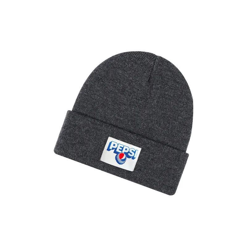 Pepsi Acrylic Beanies Unisex Black Caramel-25