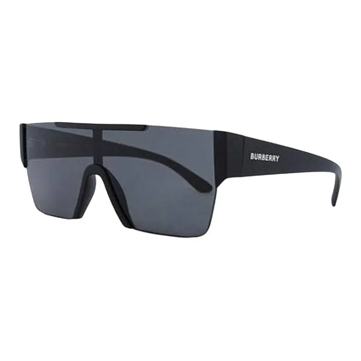 Burberry Acetate Irregular Shape Sunglasses Men's Black-0