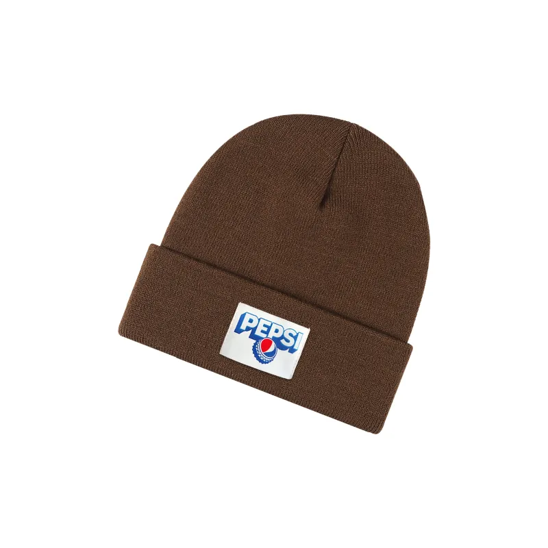 Pepsi Acrylic Beanies Unisex Black Caramel-10