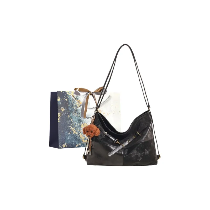 Iman's House PU Tote Bag, Shopping Bag, Backpack, Crossbody Bag, Shoulder Bag Women's Brown/Coffee/Black-10