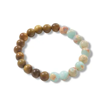 YUFENGXI Green Sandalwood Bracelets Unisex