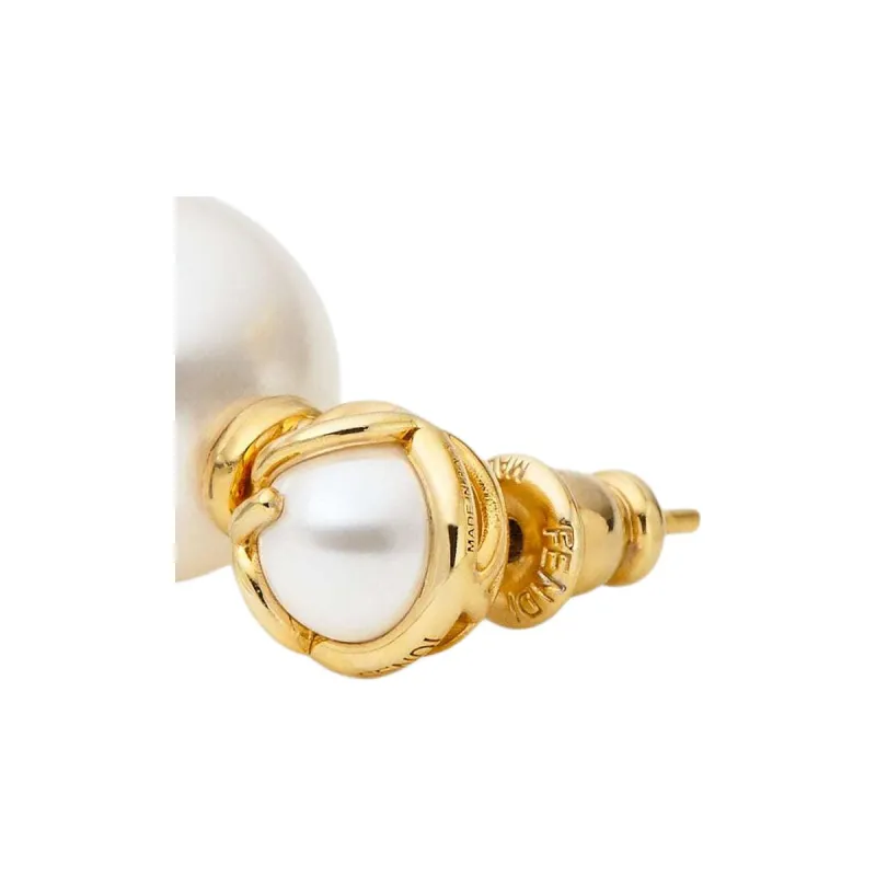 FENDI F Is FENDI Embellished Earrings-2