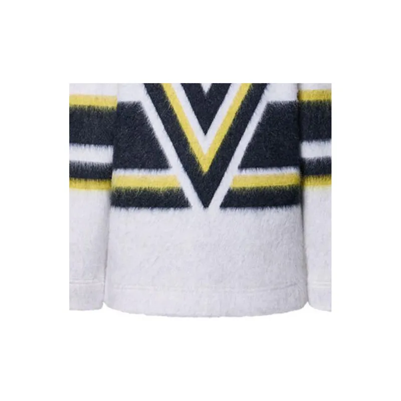 LOUIS VUITTON Mohair Hockey Stripes Pullover-5