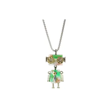 Wood Devil Resin Necklaces Unisex