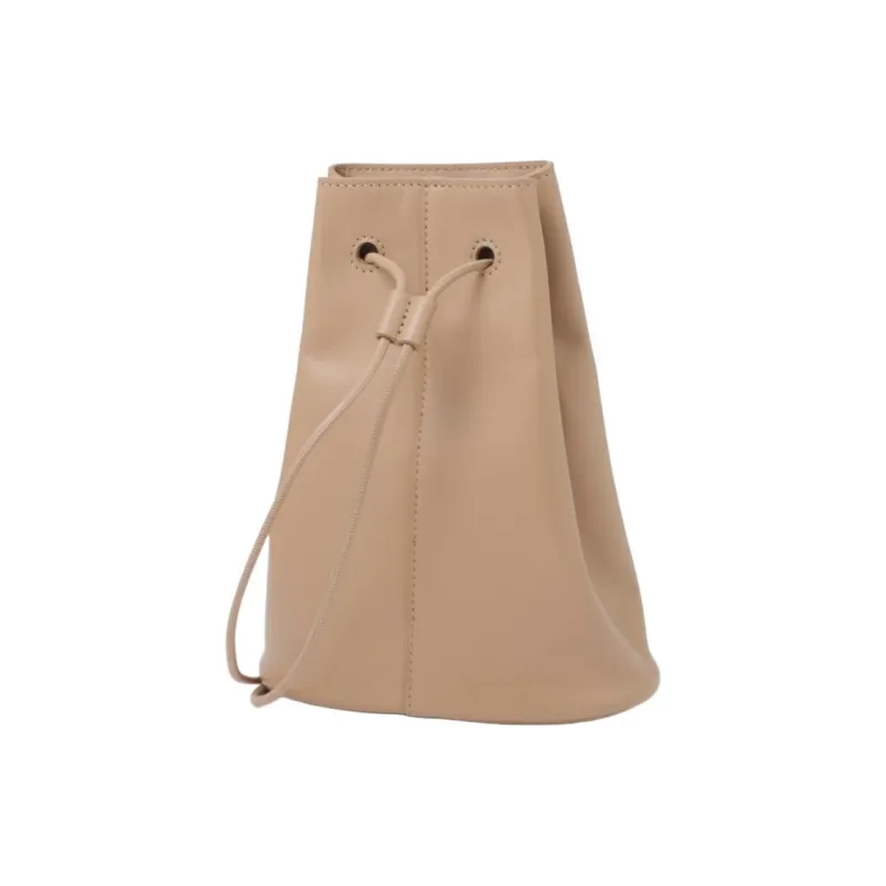 JIL SANDER Calfskin Shoulder Bag, Crossbody Bag Men's Clay Beige-2