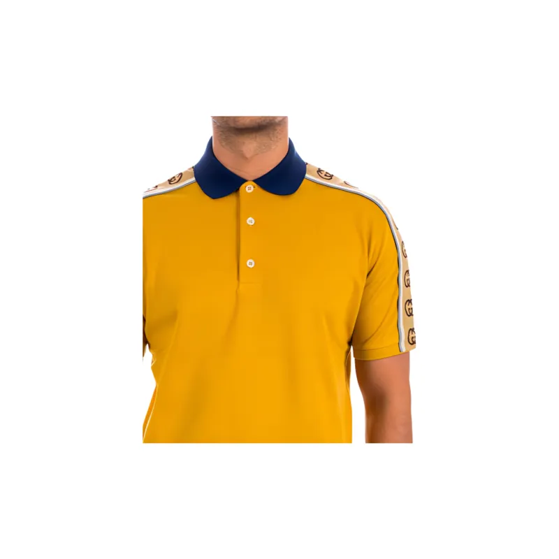 GUCCI Polo Shirts Men Orange-4
