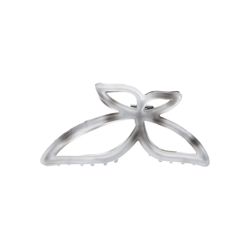 ROYALSASA Acrylic Faux Pearl Alloy Base Grip Hair Claw Clip Women's-6