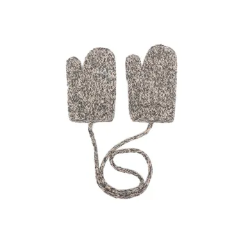 Maison Margiela Wool Knit Gloves Men's Gray