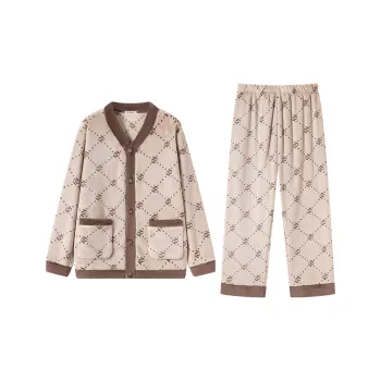 Top Melon Pajama Set Men's Sand Tea Brown