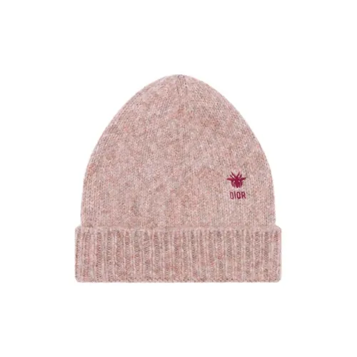 DIOR Cotton, Alpaca, Polyamide, Wool, Metalized Polyester Beanies Kids' Pink