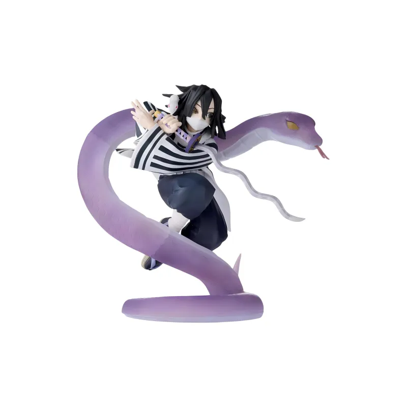 SEGA Obanai Iguro Figure, Obanai Iguro Pillar Training Scene, Approx. 14cm Bonus Gifts-1