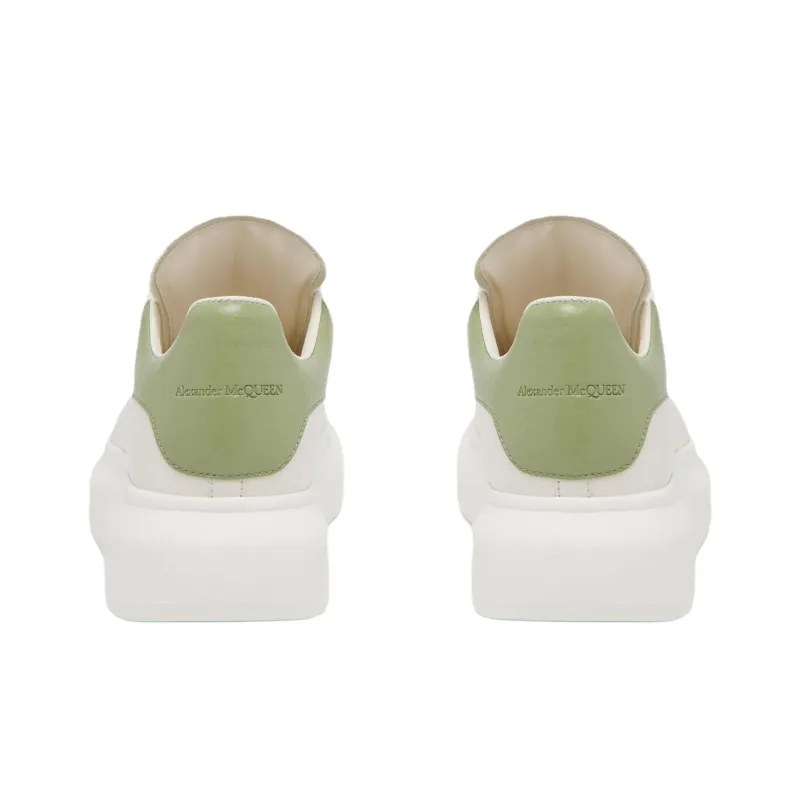 Alexander McQueen Oversized Sneaker Low-Top Casual Shoes Women's Green-4