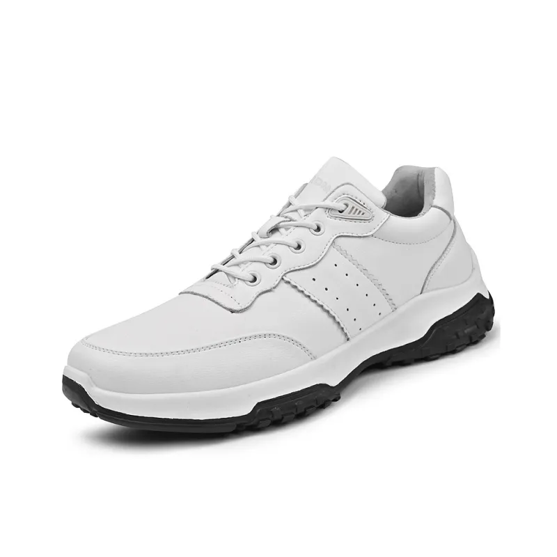 Qiandongmeili Casual Shoes Men Low Top Black/White-6