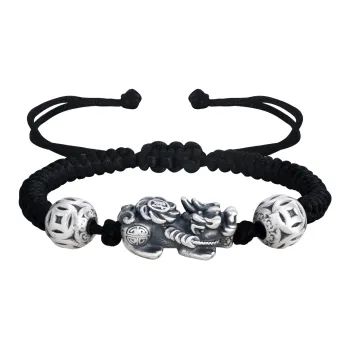LIANDUO S999 Fine Silver Bracelets Men's