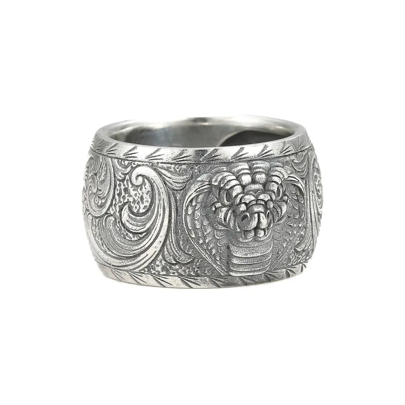 Ruibeila 925 Sterling Silver Rings Men's-2