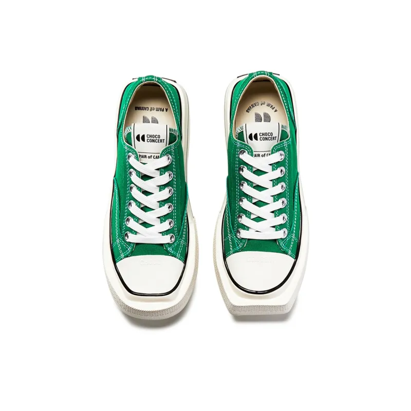 CHOCO CONCERT Wear-Resistant Low-Top Canvas Shoes Unisex-4