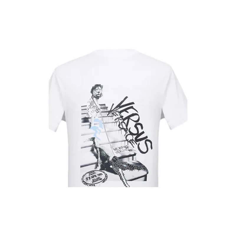 VERSACE T Shirts Men White-5