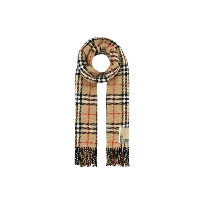 Burberry Reversible Checked Cashmere Scarf-2