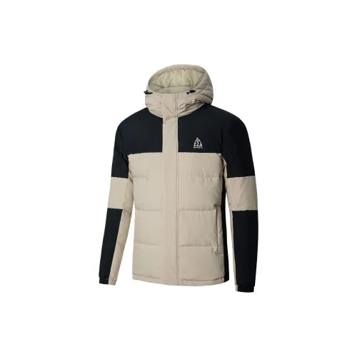 361° Down Jacket Men's Egg Stone Color/Super Black