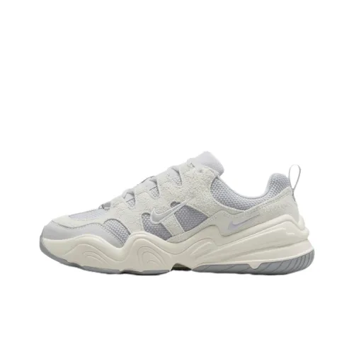 Nike Tech Hera Anti Slip Wear Resistant Low Top Casual Shoes Women's Gray White