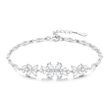 QIANCHANG S925 Silver Bracelets Women's