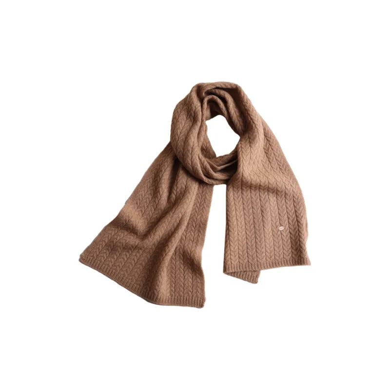 Lagur 100% Merino Wool Knit Scarves Women's-13