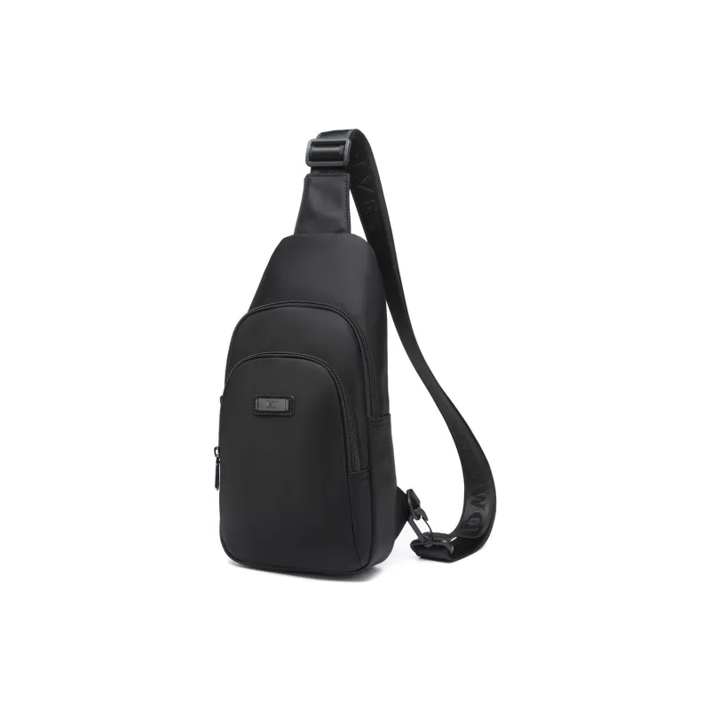 SEPTWOLVES Fabric Sling Bag Regular Men's Black-2