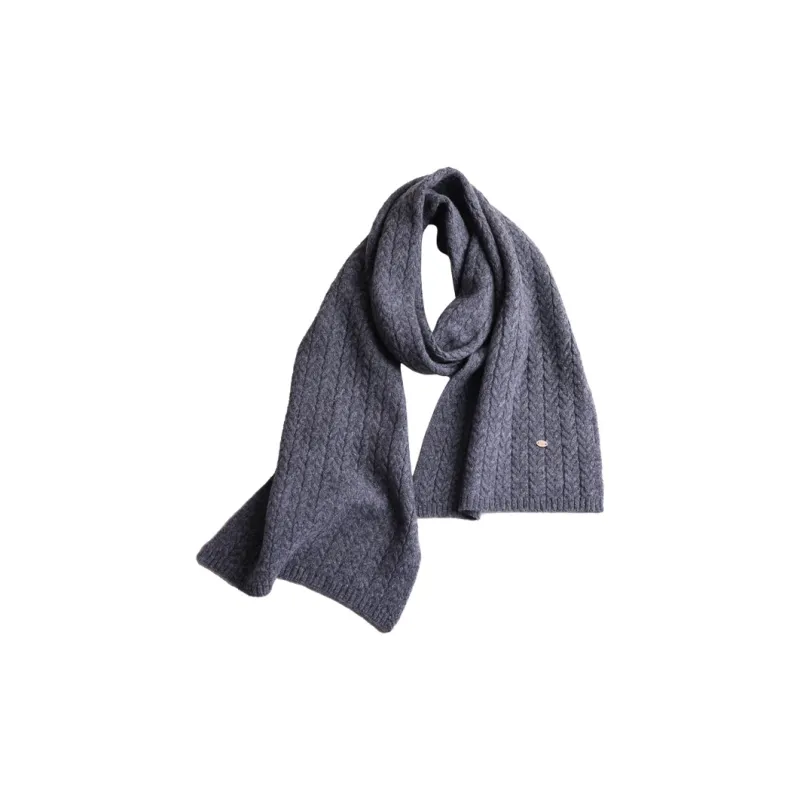 Lagur 100% Merino Wool Knit Scarves Women's-7