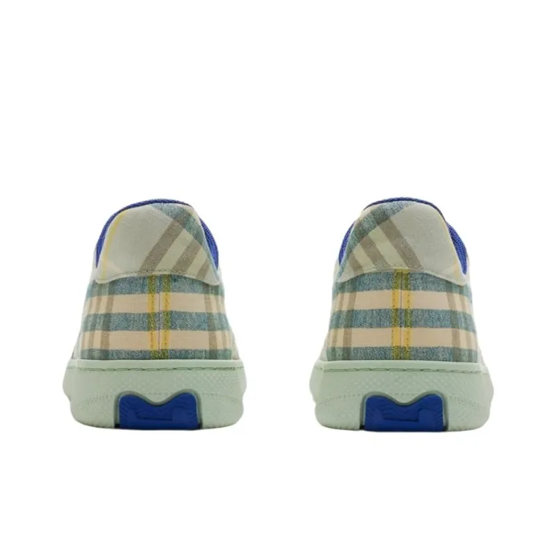 Burberry Terrace Low-Top Skateboard Shoes Women's Green-4