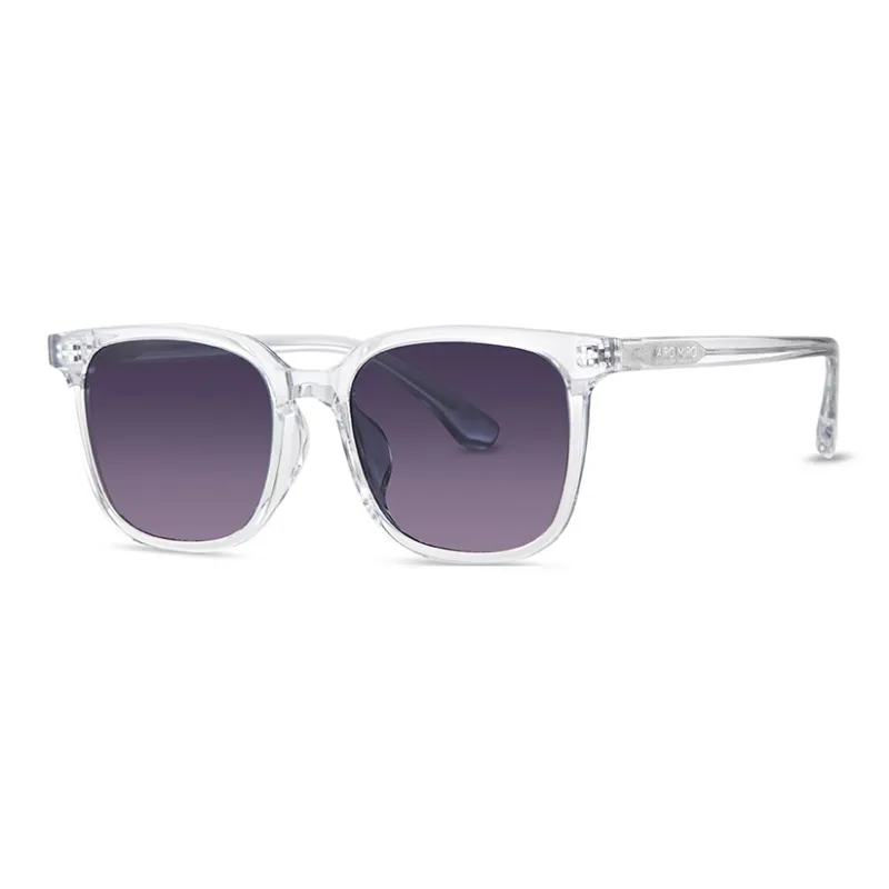 AIRO MIRO Plate Frame Square Sunglasses Unisex Pink-3