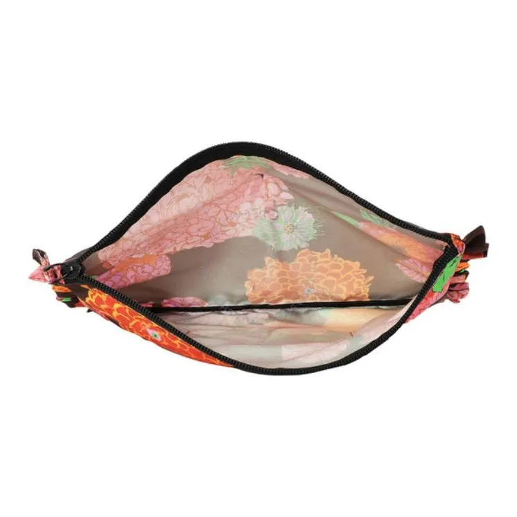 La DOUBLEJ. Polyester Clutch Regular Women's Brown & Multicolor-2