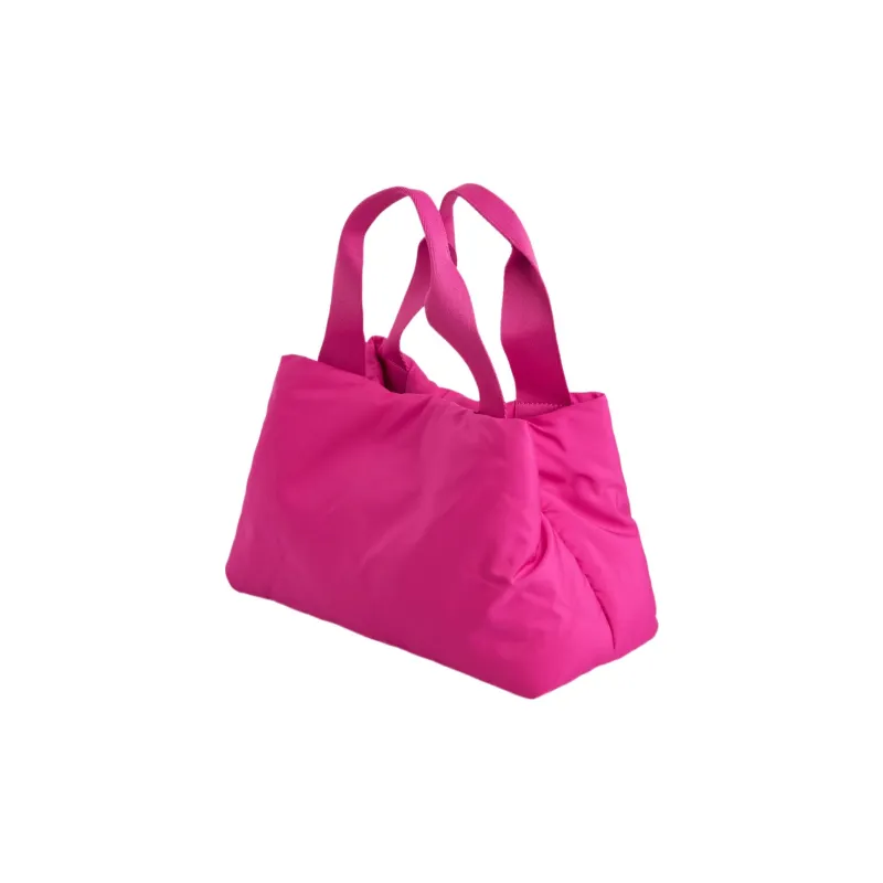 COS Polyester Tote Bag, Shopping Bag, Shoulder Bag, Handbag Regular Women's Rose Red-3