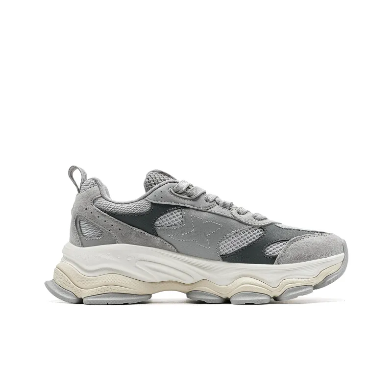 XTEP Shanhai Collection Wear Resistant Low Top Casual Shoes Men's Elegant Gray/Phantom Gray-1
