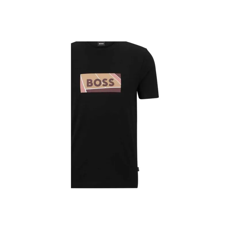 HUGO BOSS Graphic Logo print T shirt-5