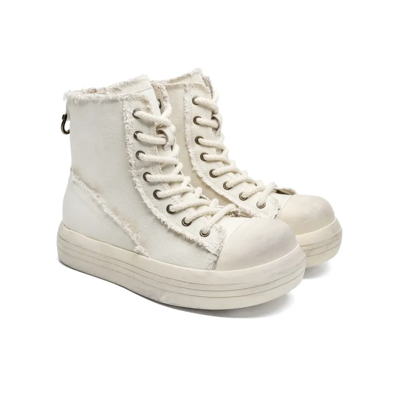 MODENGPAN High Top Canvas Shoes Unisex-7