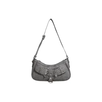 NOMK PU Crossbody Shoulder Bags Women's Gray