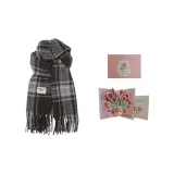 Blue Purple+3D Effect Rose Greeting Card+Envelope
