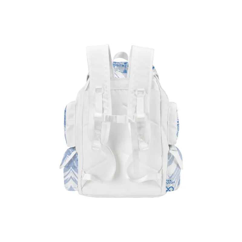 8atheist Polyester Backpack Regular Unisex White-3