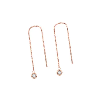 IS YOU 18K Gold Drop Earrings Women's