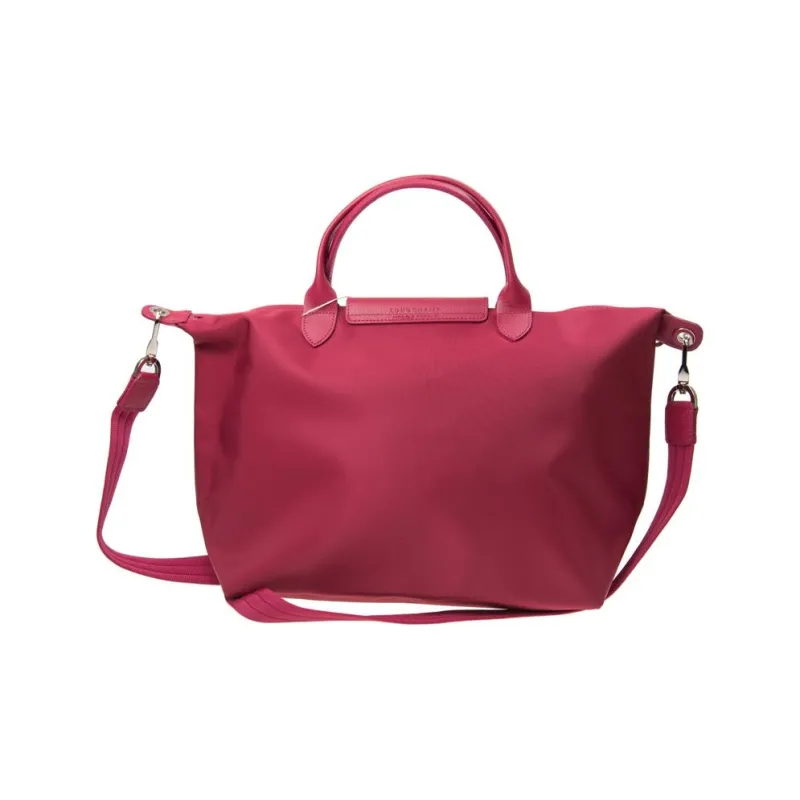 LONGCHAMP Le Pliage Néo Nylon Shoulder Bag Crossbody Bag Handbag Women's Fuchsia-4