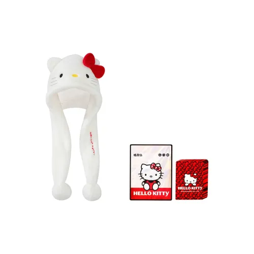 Hello Kitty Plush Hoods & Plush Hats Unisex