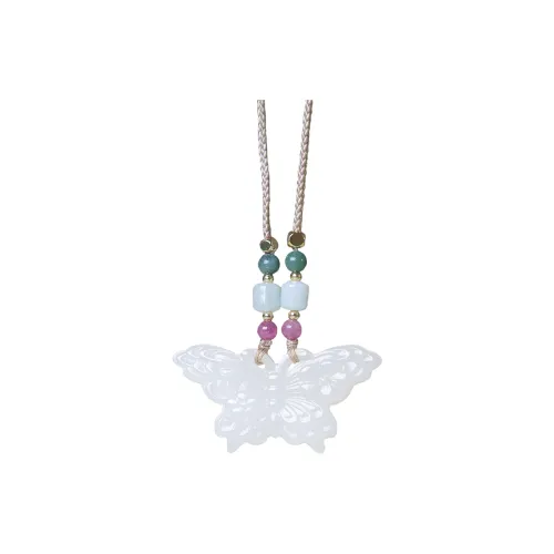 Ingenuity Necklaces White Jade Women's