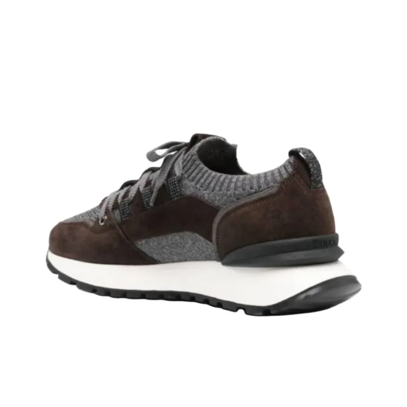 DOUCAL'S Leather trim Sneakers Women's-3