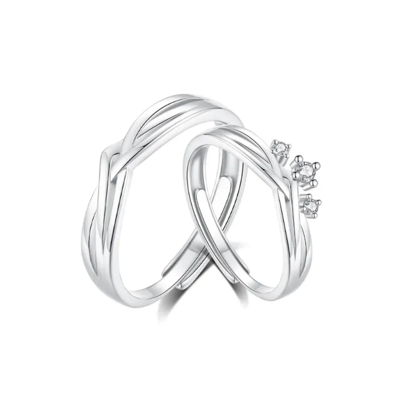 Huaying 925 Sterling Silver Rings Unisex-0