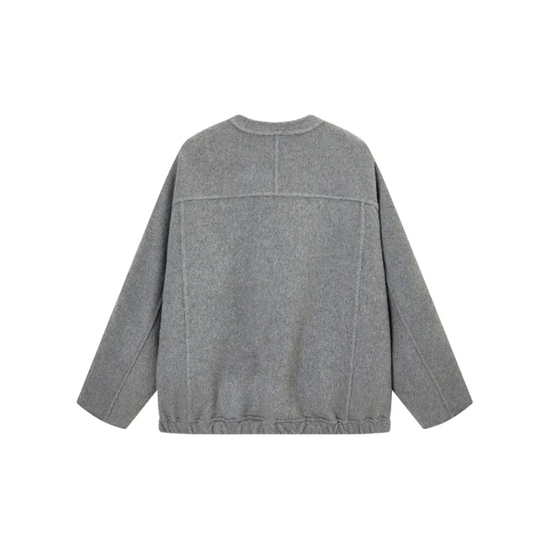 NPC Mid Length Wool Coat Unisex-1