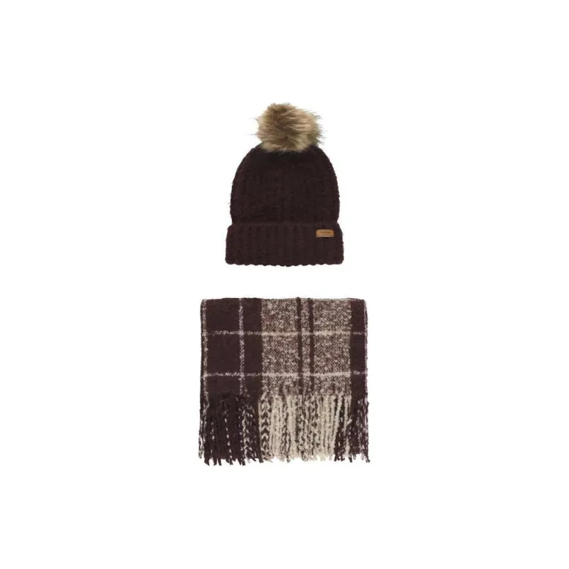 BARBOUR Beanie And Scarf Set-0