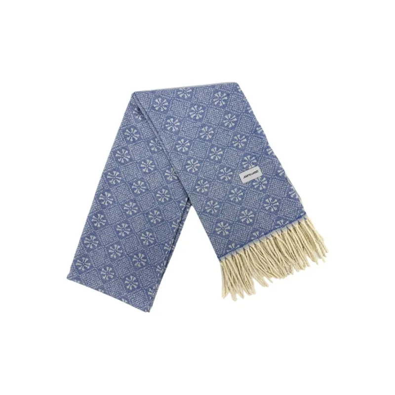 JEANSWEST Faux Cashmere Knit Scarves Unisex-2