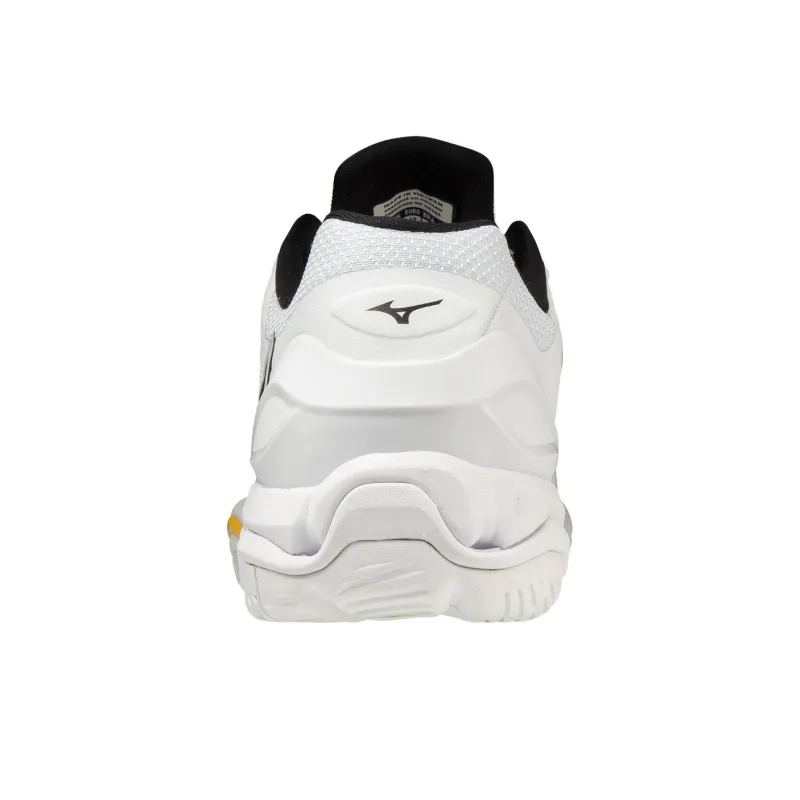 Mizuno Wave Stealth Anti Slip Wear Resistant Low Top Training Shoes Unisex White-3